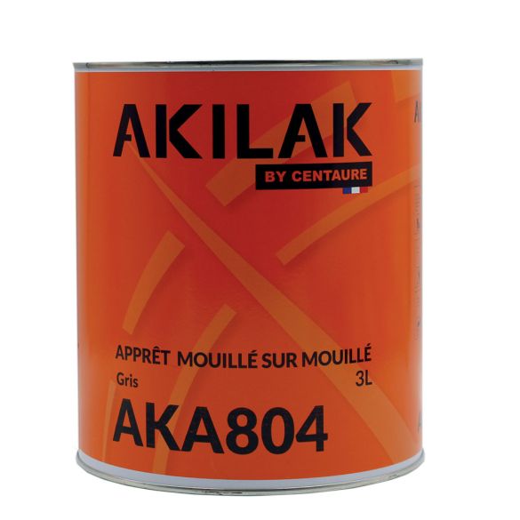 Apprêt mouillé sur mouillé gris