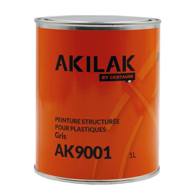 Peinture structurée pour plastiques - gris