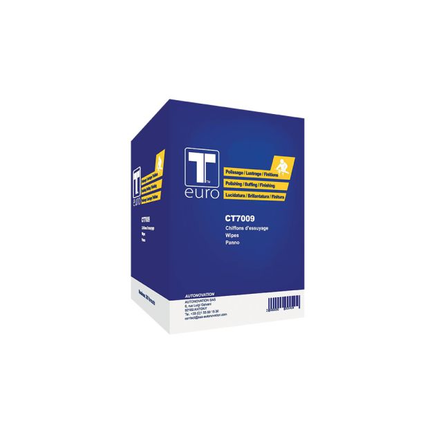 Chiffon de dégraissage et chiffon doux de lustrage blanc