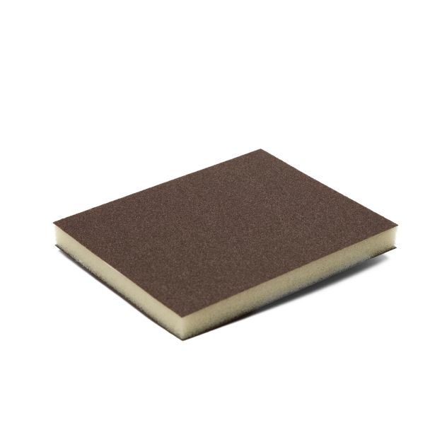 éponge abrasive marron