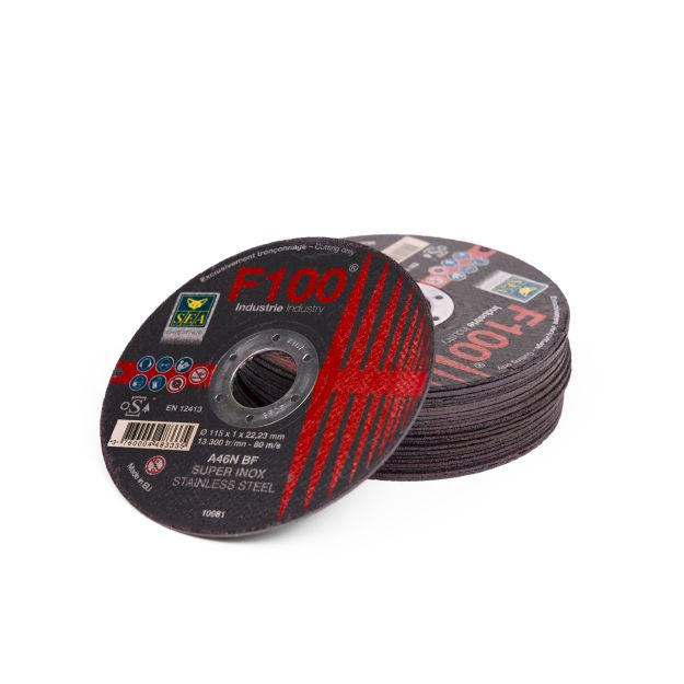 Meules plates diamètre 115 mm - 1,0 mm
