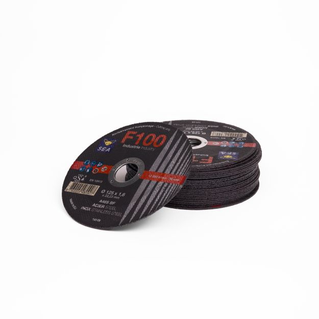 Meules plates diamètre 125 mm - 1,6 mm